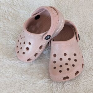 Great Condition: Crocs “Shimmer” Classic Clog Kids 2